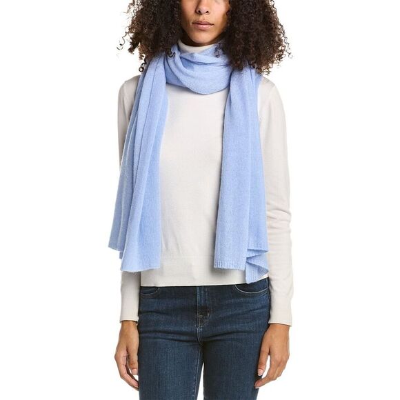 Amicale Cashmere Basic Featherweight Cashmere Wrap - Picture 2 of 3